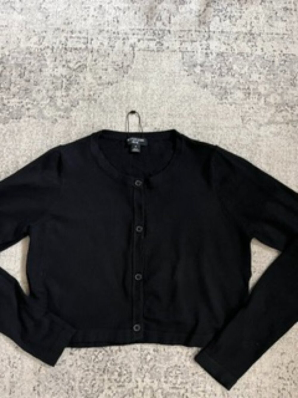 🧡3/$15 NWOT PrettyLittleThing Petite Black Cropped Cardigan PM